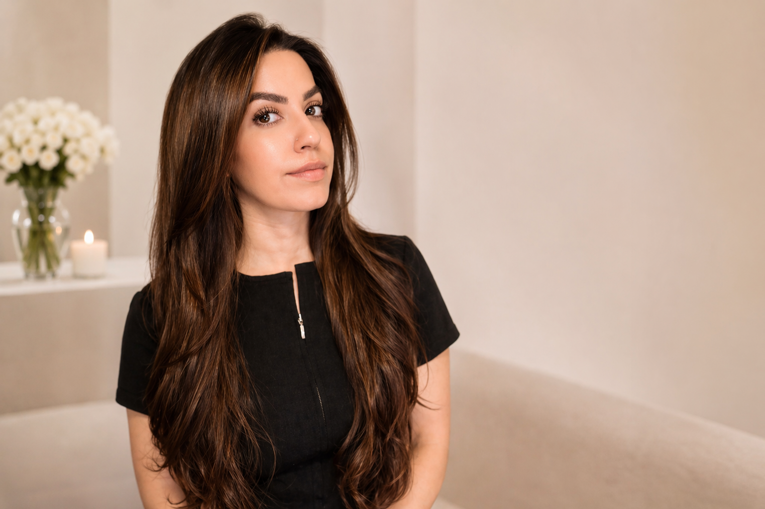 Angel Pakal, founder and licensed esthetician at Bella Noor Skincare