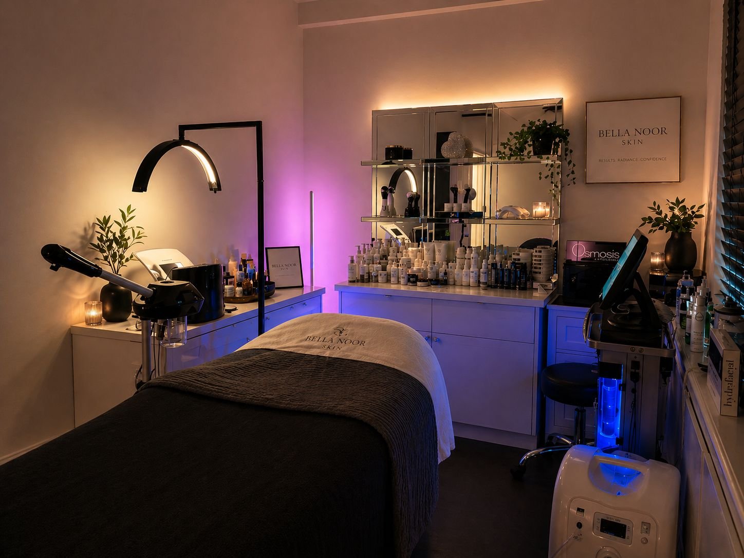 Bella Noor Skincare studio on the Upper East Side in Manhattan