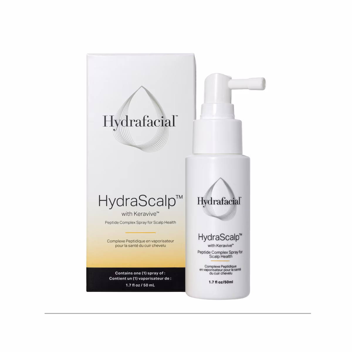 HydraScalp with Keravive Peptide Complex Spray 50ml bottle