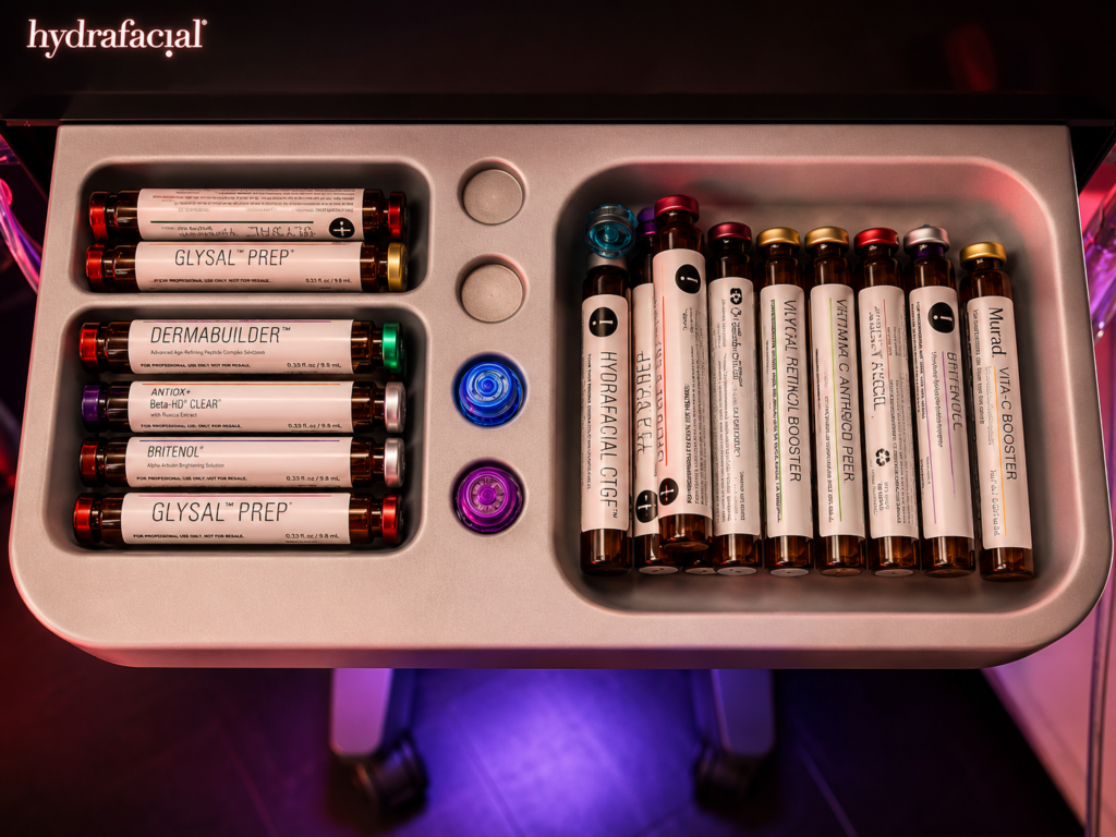 Collagen boosting facial treatment for aging skin
