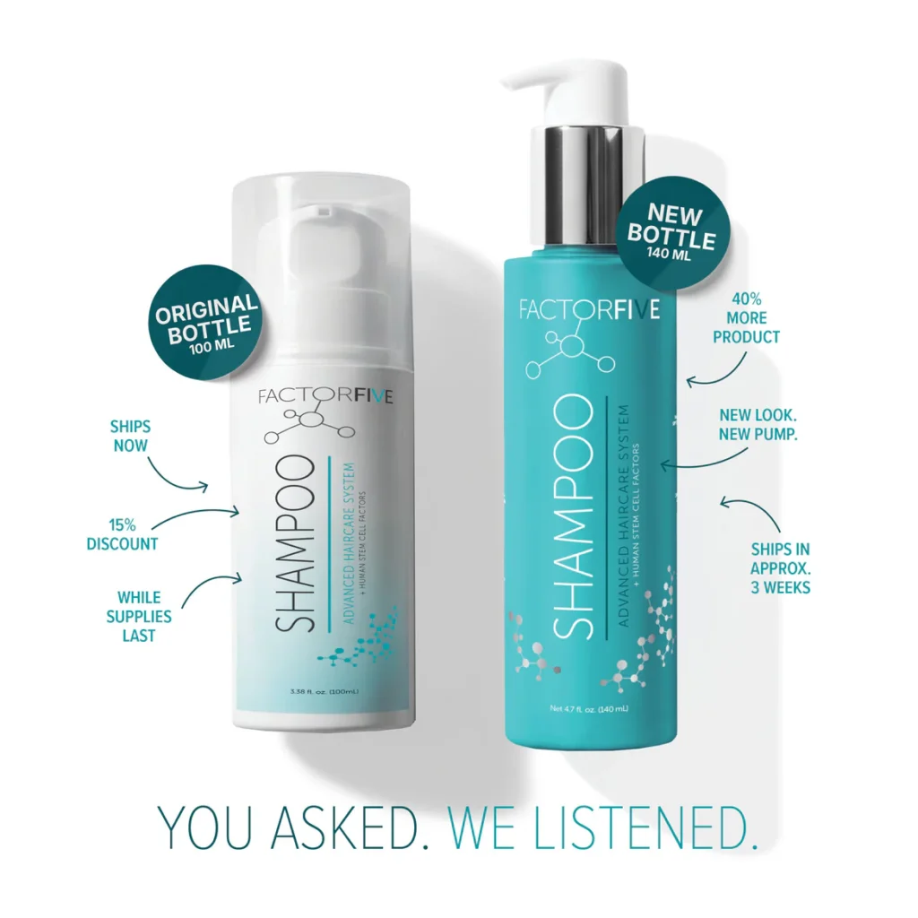 Premium thinning hair shampoo by FACTORFIVE