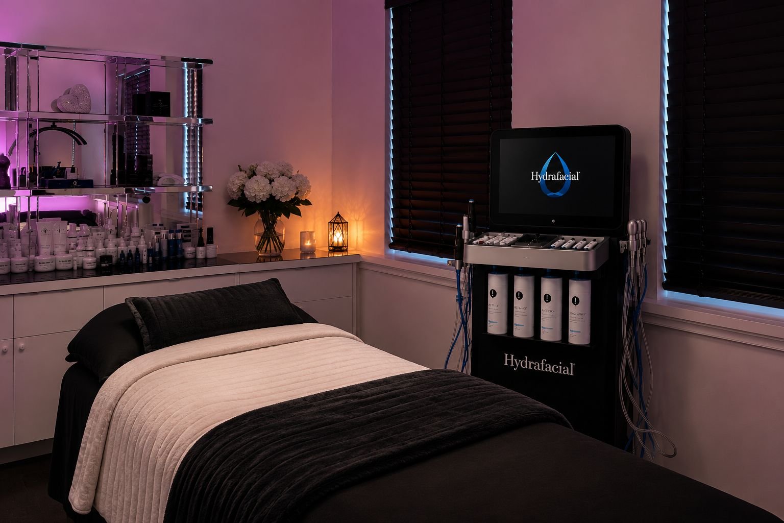 Bella Noor Skincare treatment room in New York City
